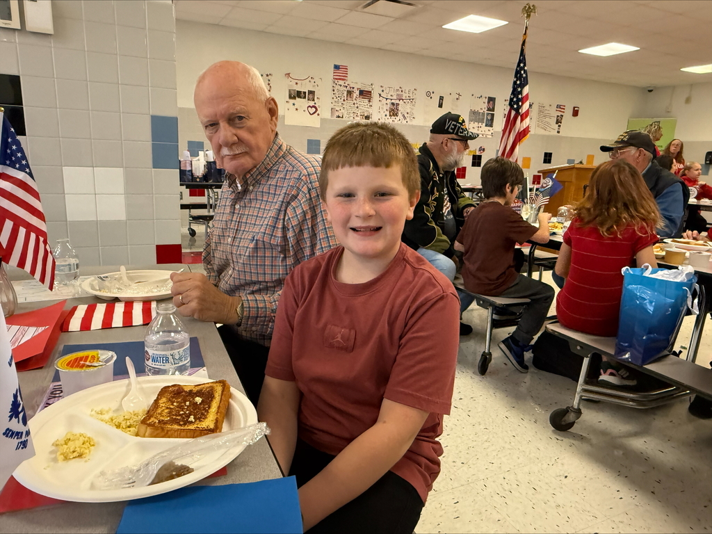Student with veteran