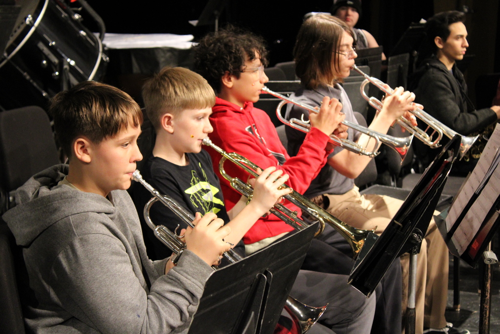 Afton boys at trumpets