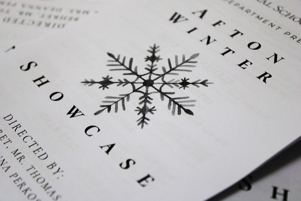 Afton winter showcase flyer