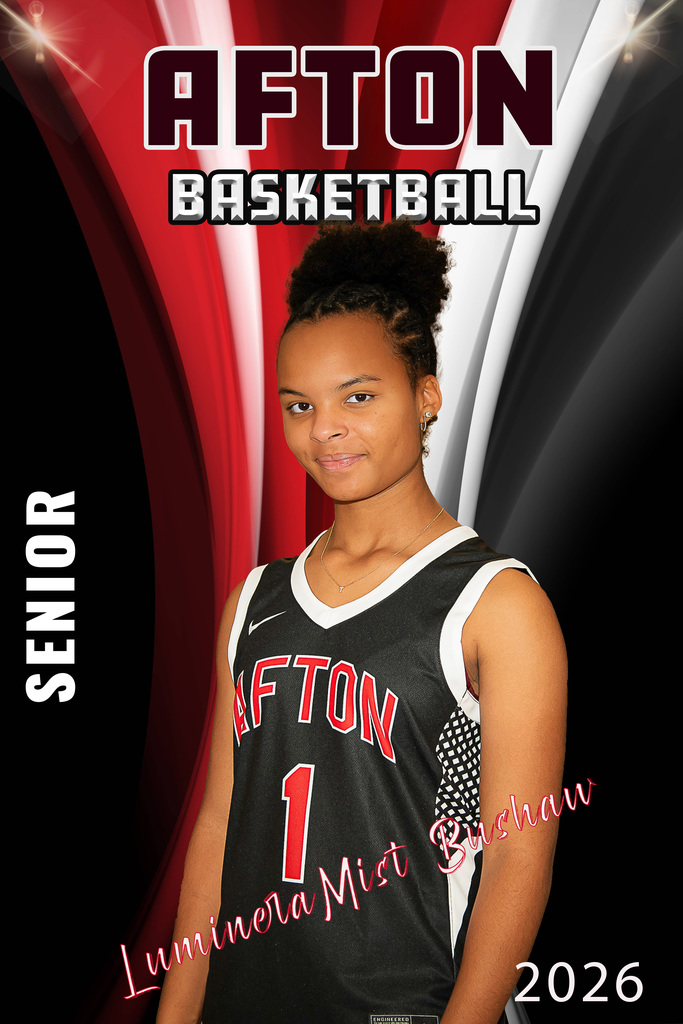 Afton Basketball senior photo