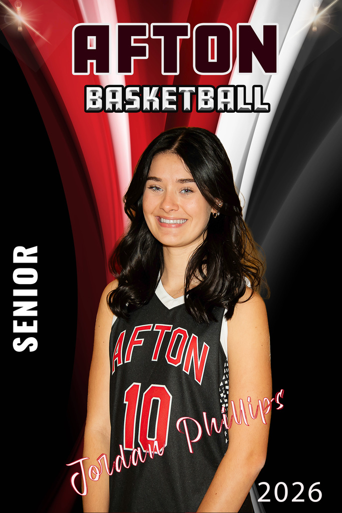 Afton Basketball senior photo