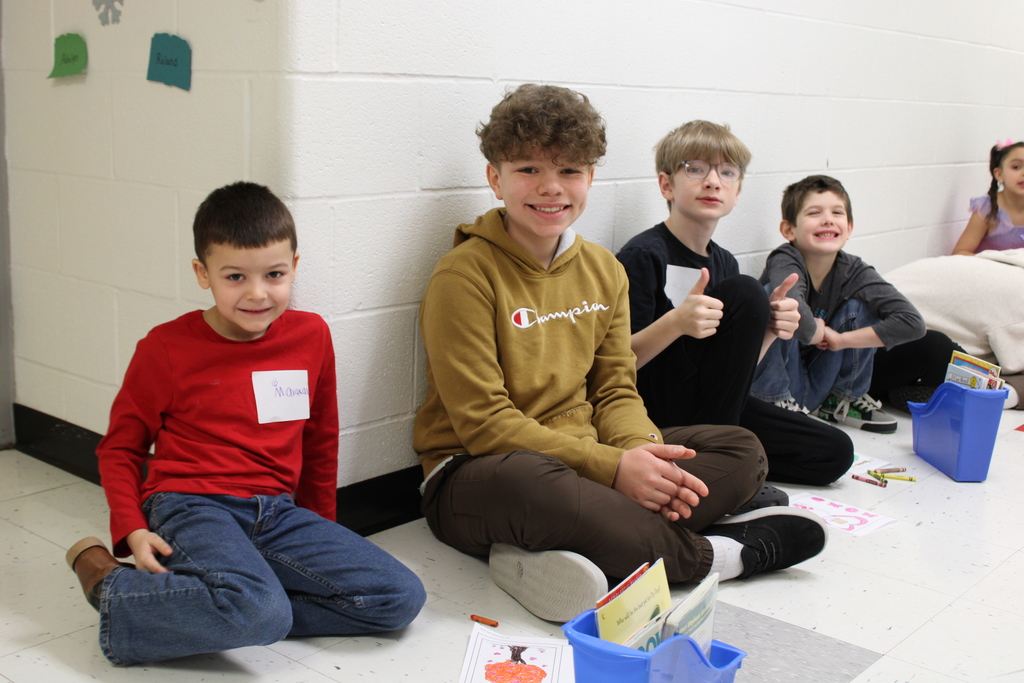 Students smiling together