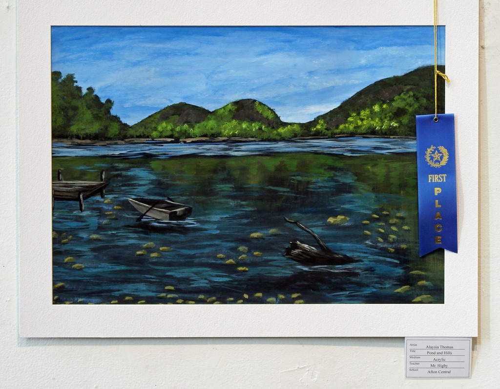 Alaysia Thomas' Pond and Hills