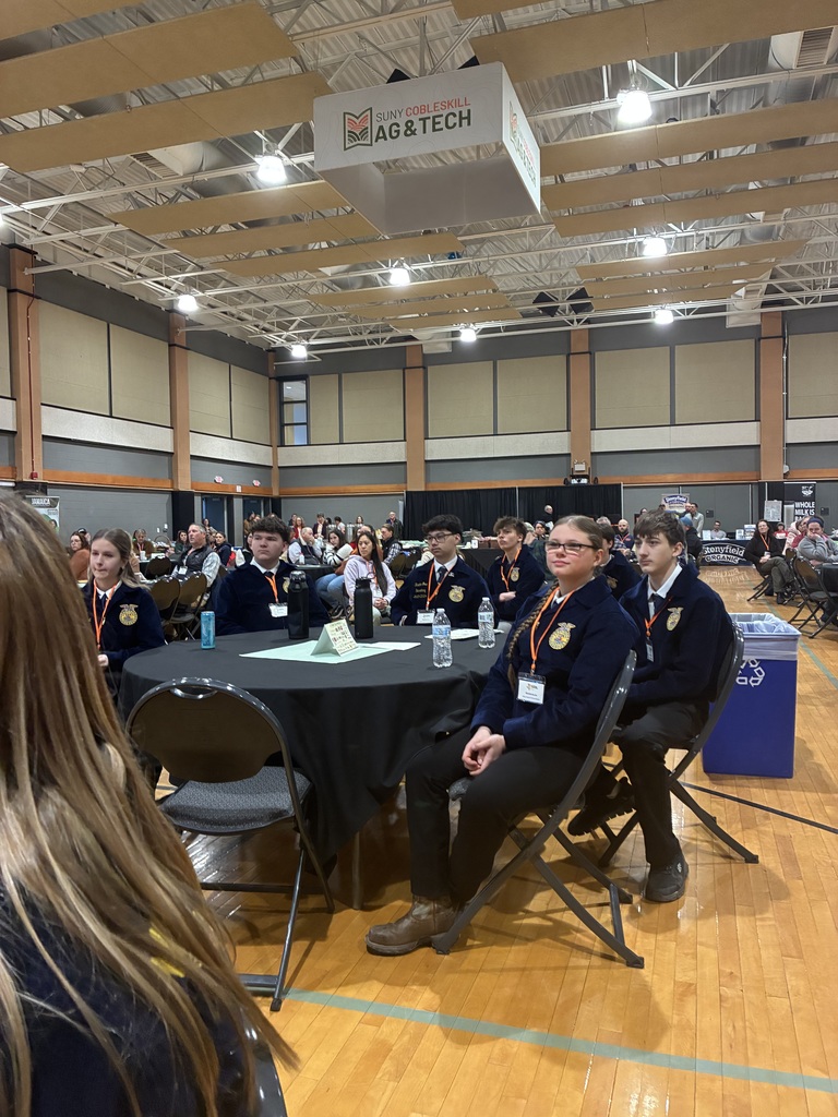 Students at business table