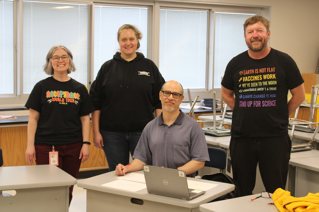 Science teachers team photo
