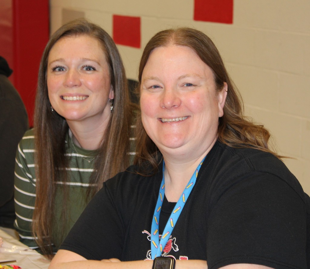 Staff smiling together