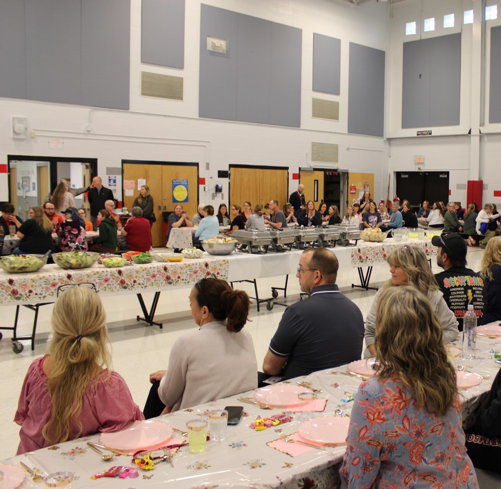 Staff all together at the dinner