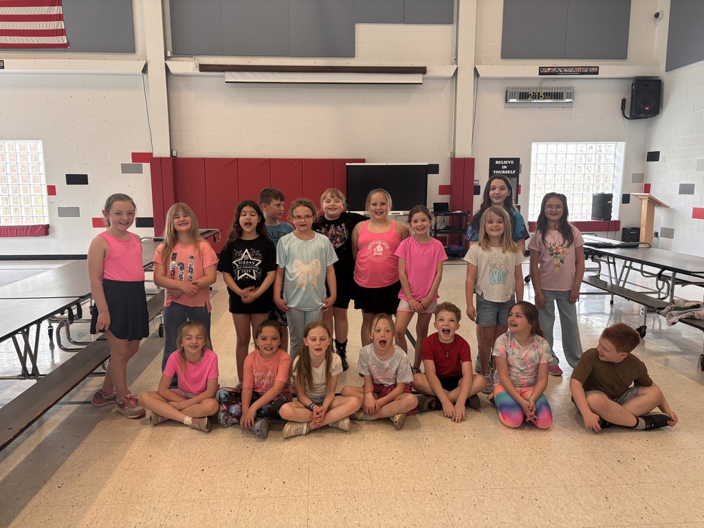 Afton Elementary students group photo