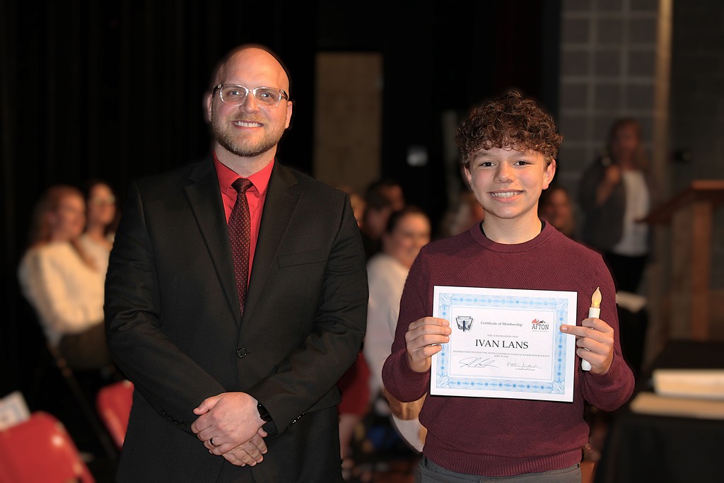 Ivan Lans with Principal Carle