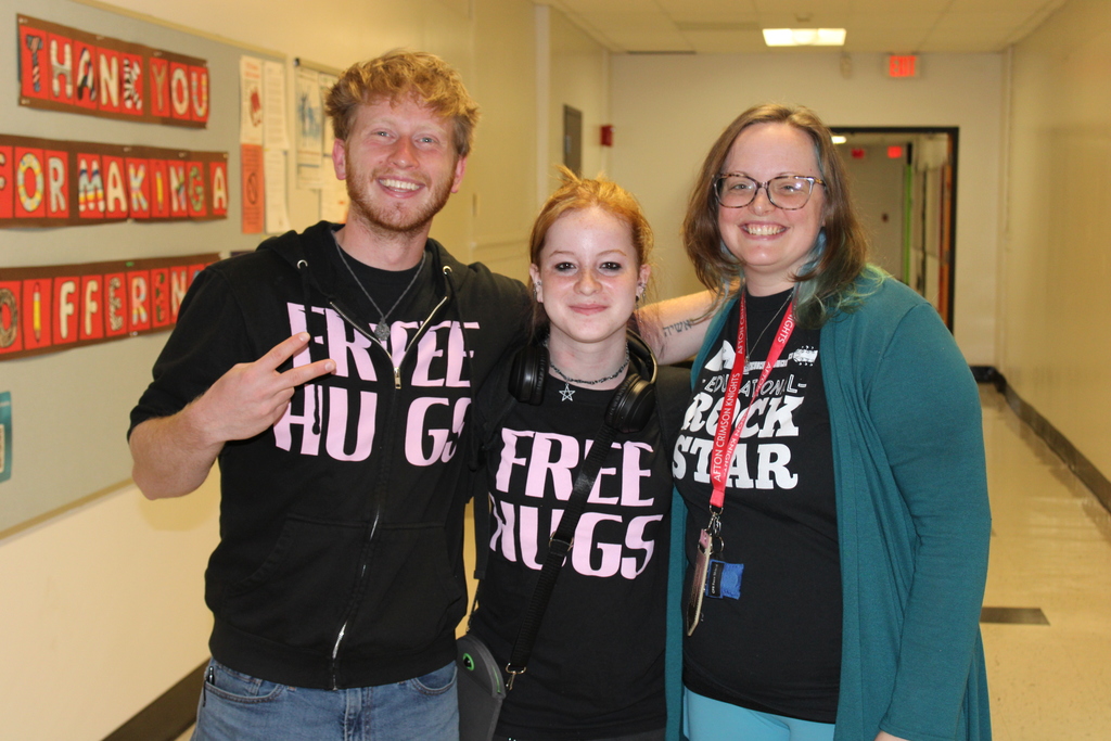 Sweethearts and Heros with Teacher and student