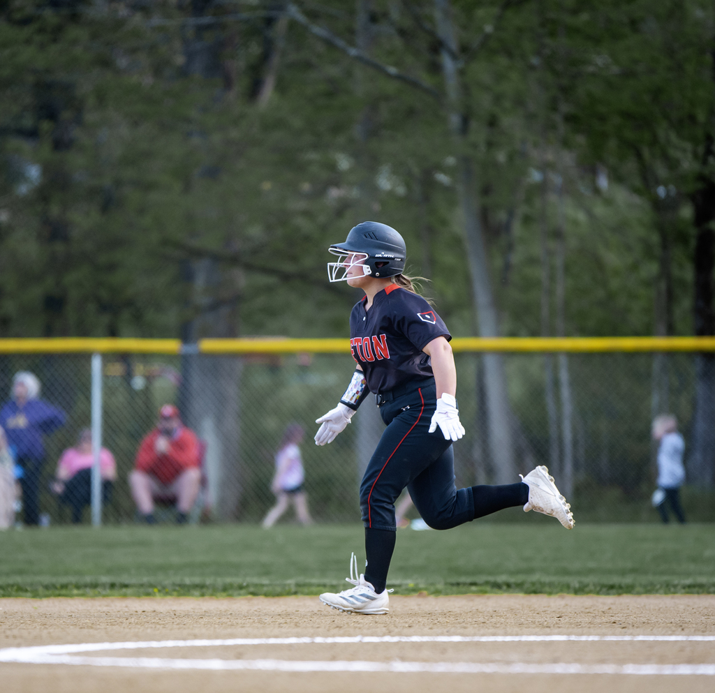 Afton player making a run