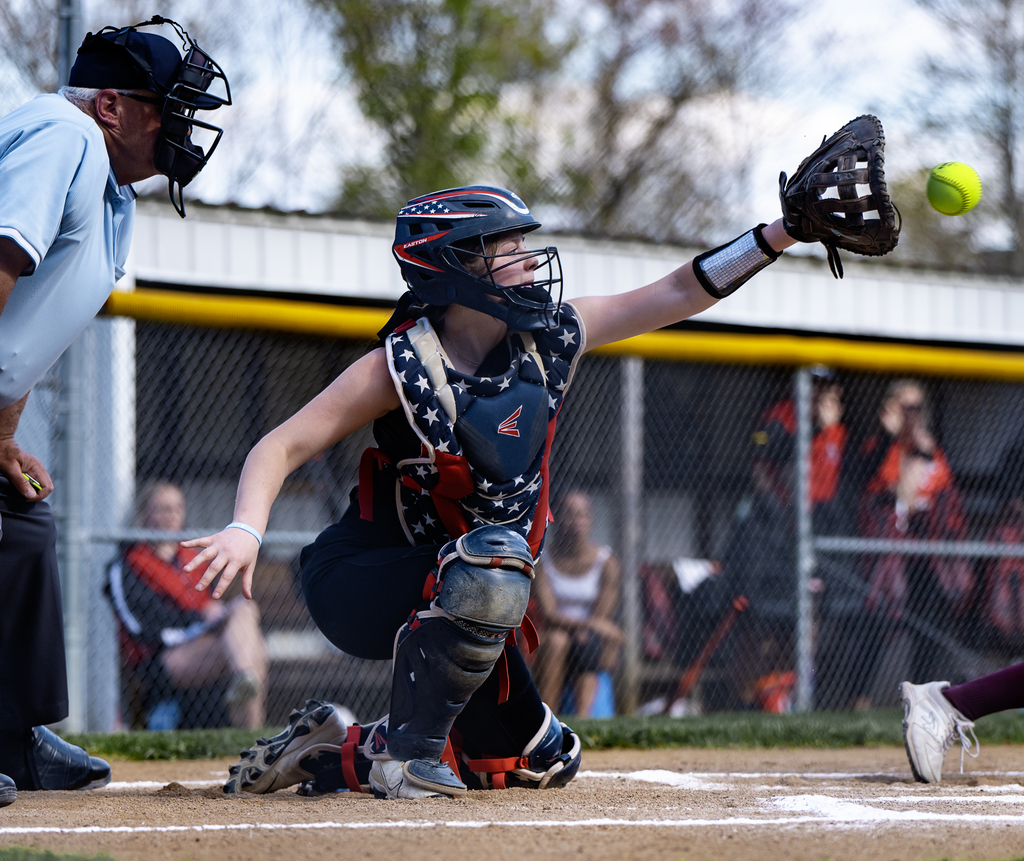 Catcher in action