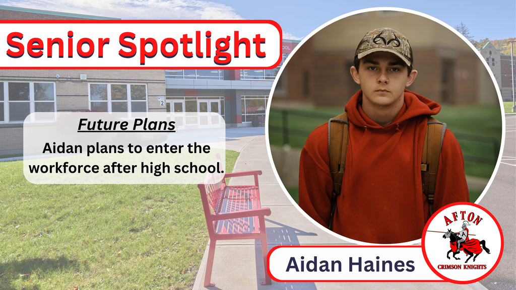 Aidan Haines Aidan plans to enter the workforce after high school