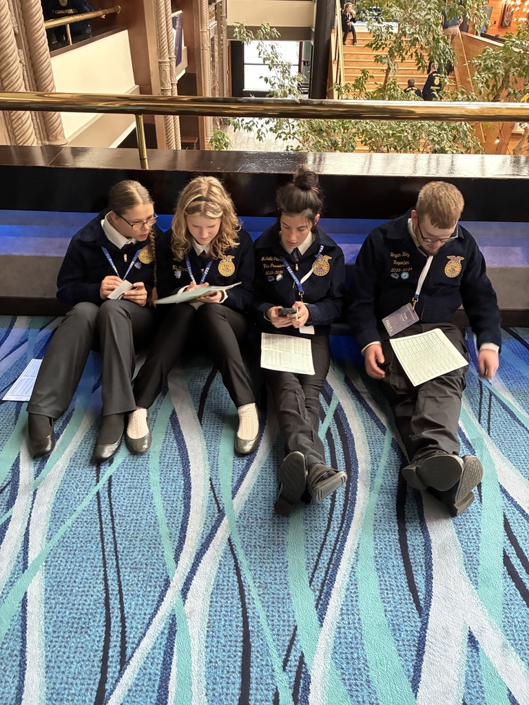 FFA students working together