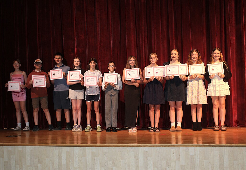 Students with awards