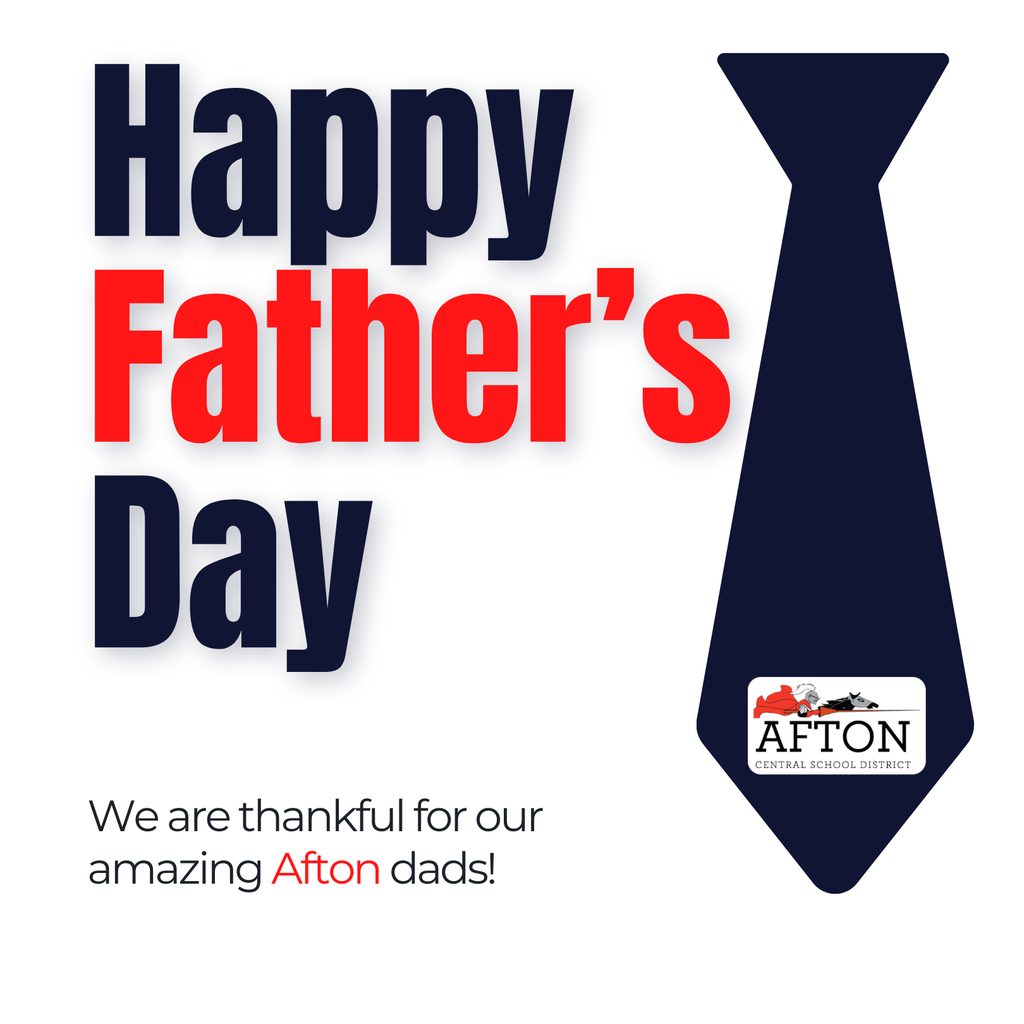 Happy Father's Day We are thankful for our amazing Afton dads!