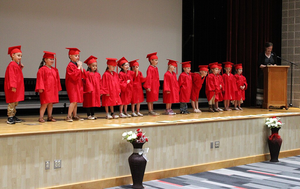 Afton students on stage