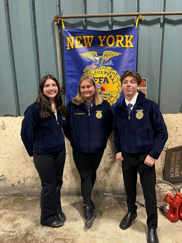 Afton FFA students in uniform