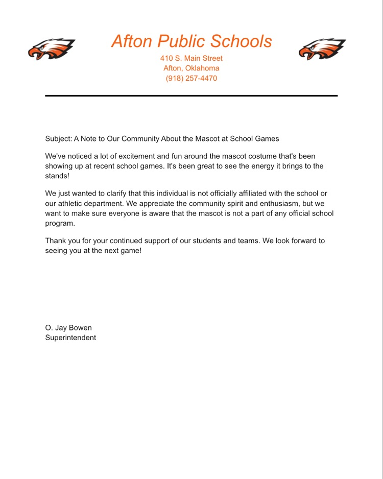 Announcement