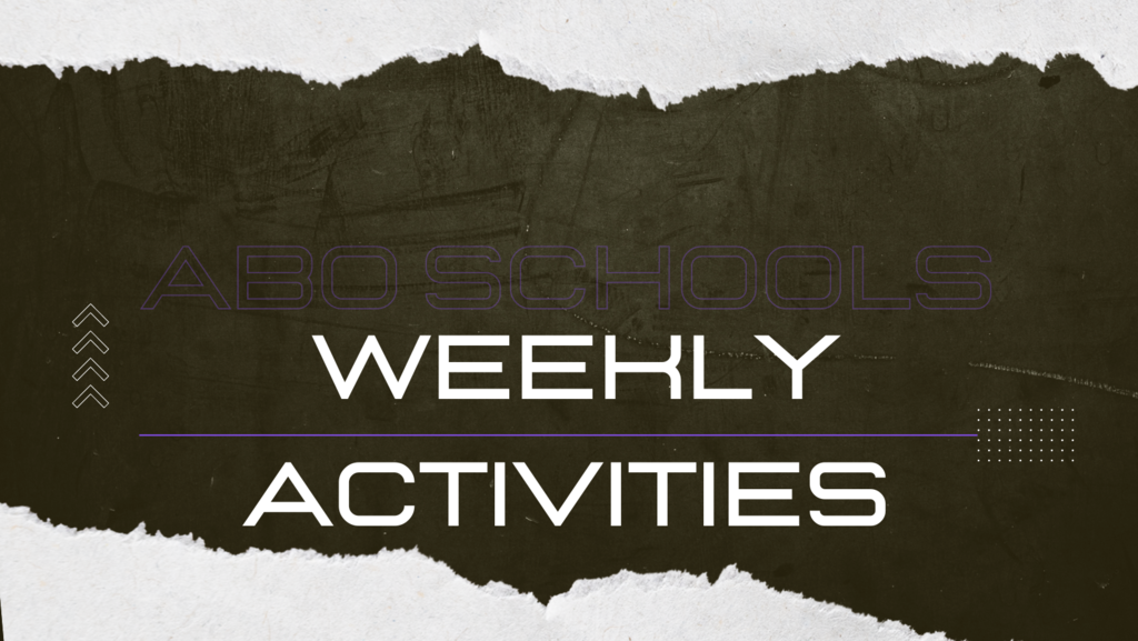 Weekly Activities