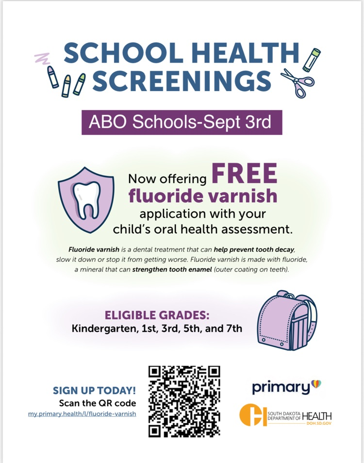 fluoride treatment flyer