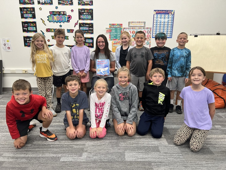 Thank you Ellie for coming to read to the Second Grade class today!