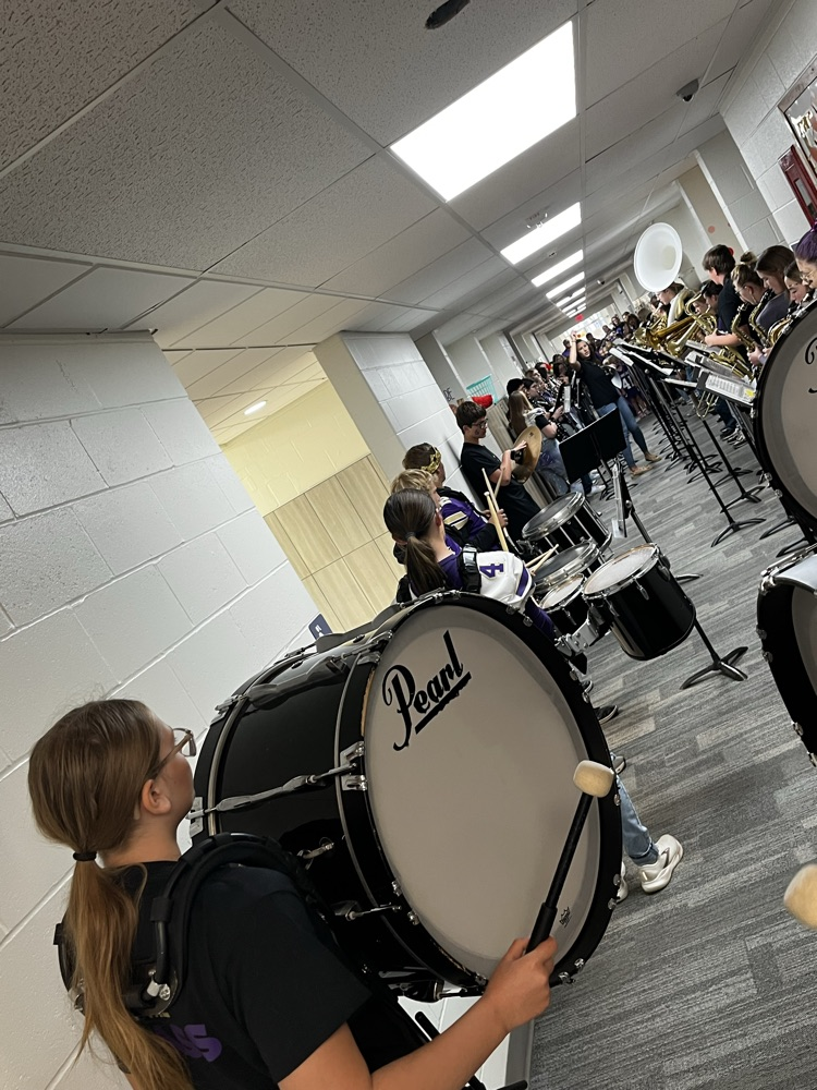 band in the hallway 
