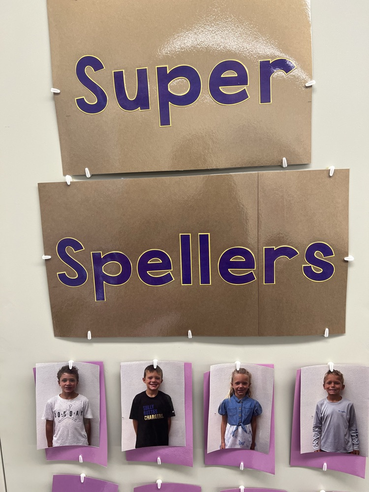 We are proud of these Second Grade Super Spellers of the week!🙌