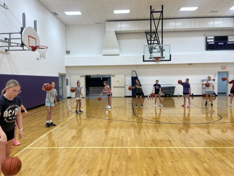 practicing ball skills ! 