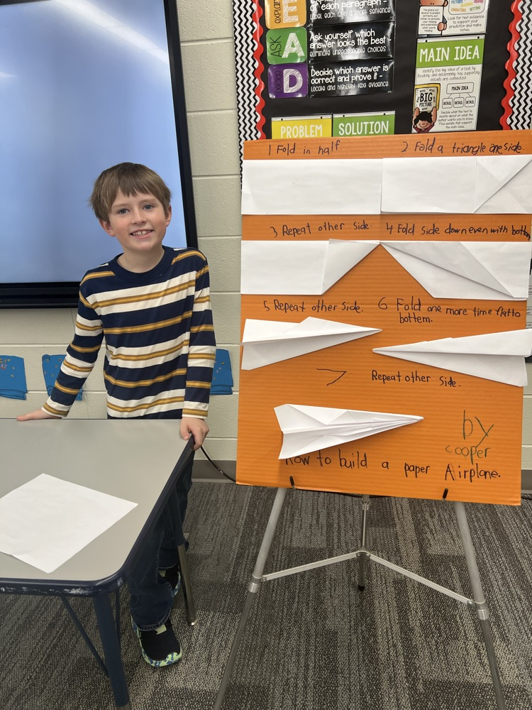 Second Grade demonstrations.