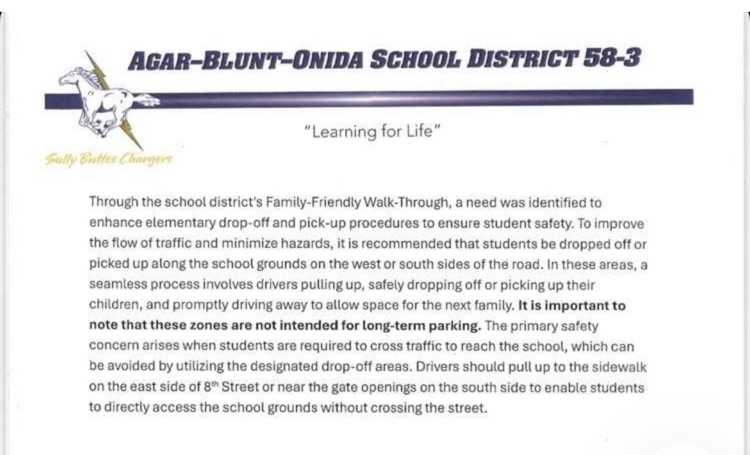 pick up drop off reminder