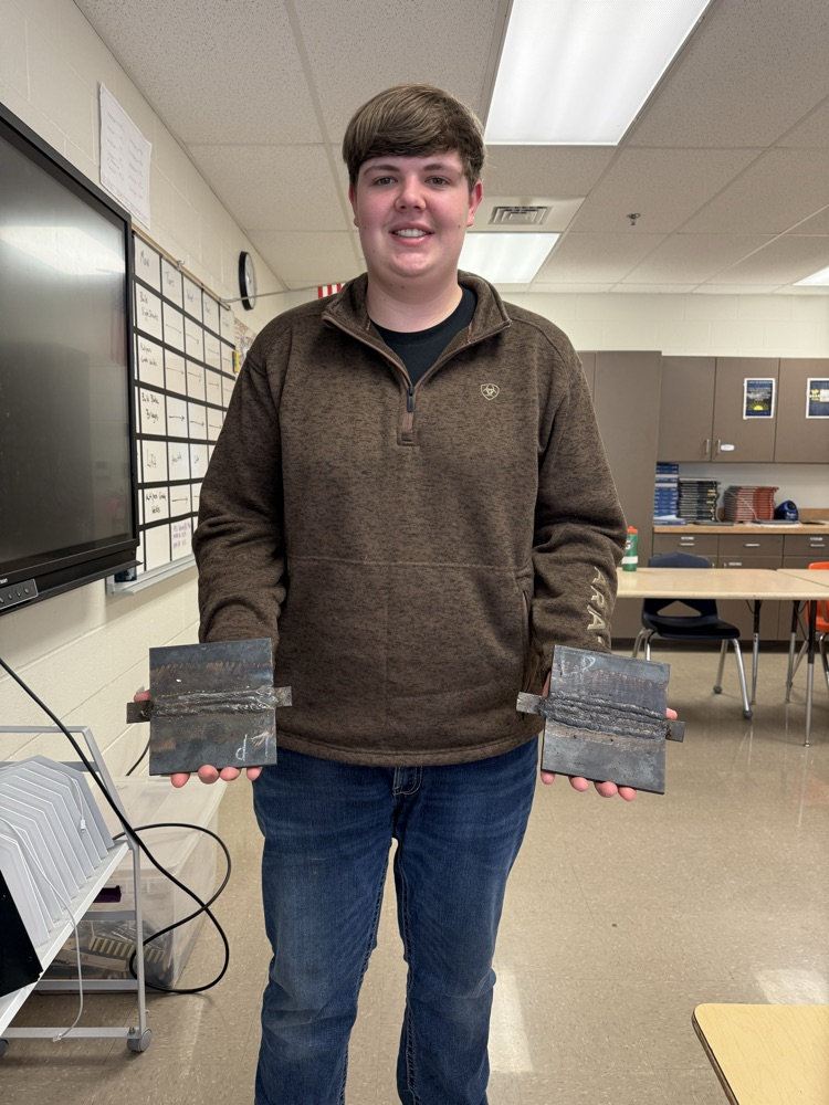 Practicing for welding certifications in the future.