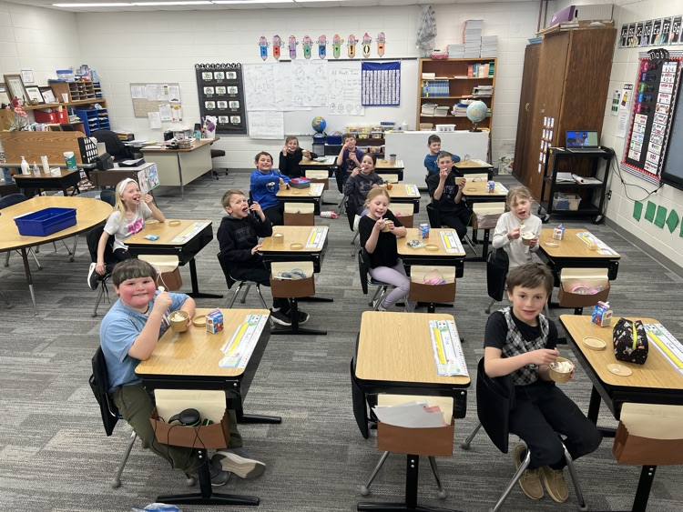 Enjoying SDSU ice cream!