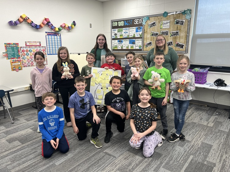 Second Graders learning about responsibility.