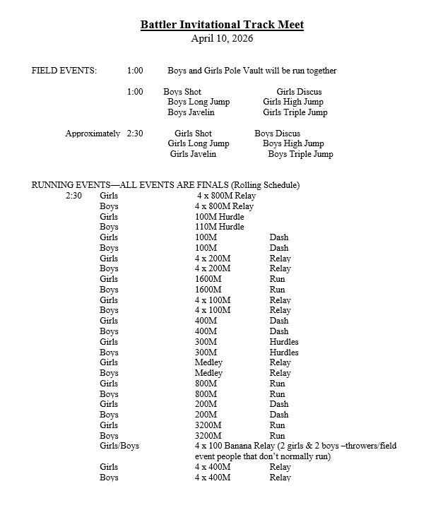Battler Invite Schedule