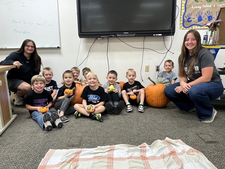 pumpkins with preschoolers