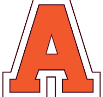 Orange Block letter "A"