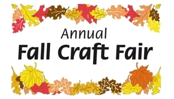 fall leaves with Fall Craft Fair lettering