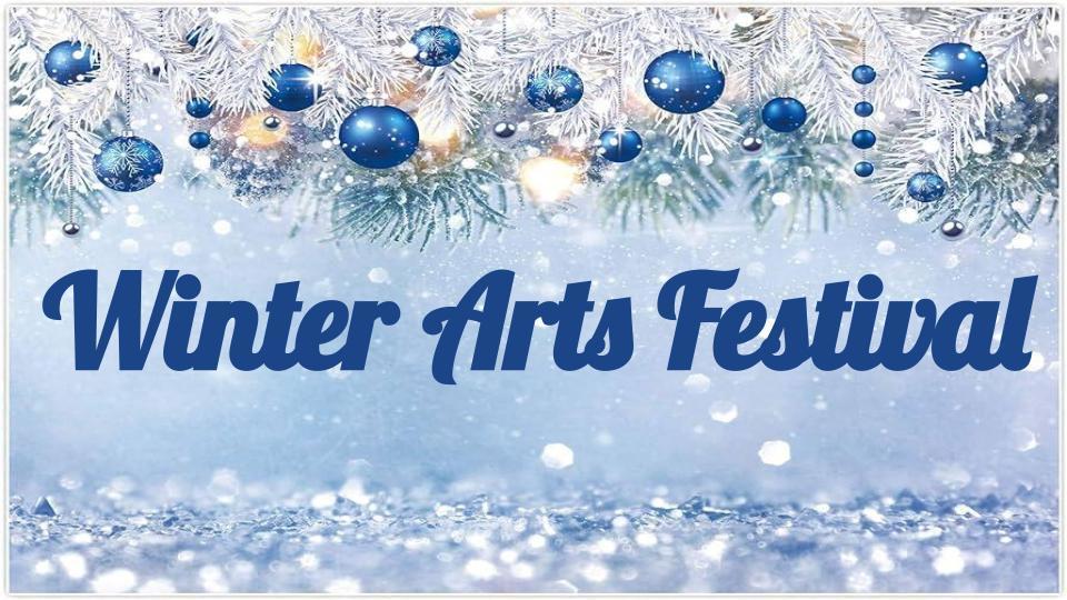 Snowflakes and winter decorations