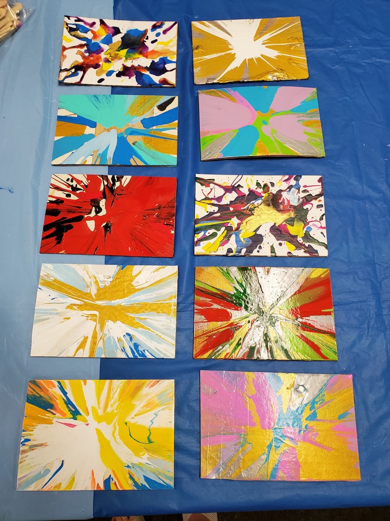 spin art - colorful pictures 
