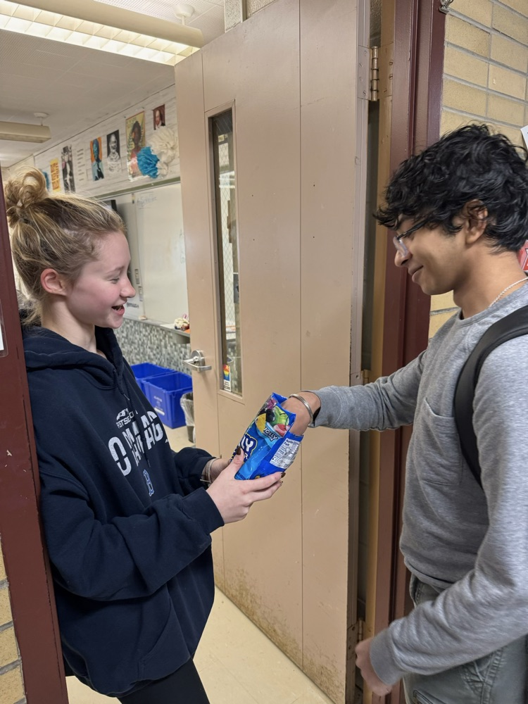 Door greeters in Ms. Schaffer’s class. 