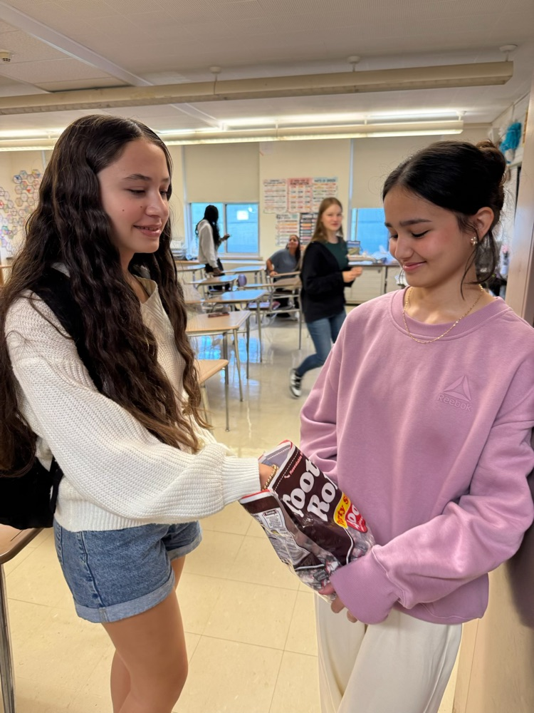 Door greeters in Ms. Schaffer’s class. 