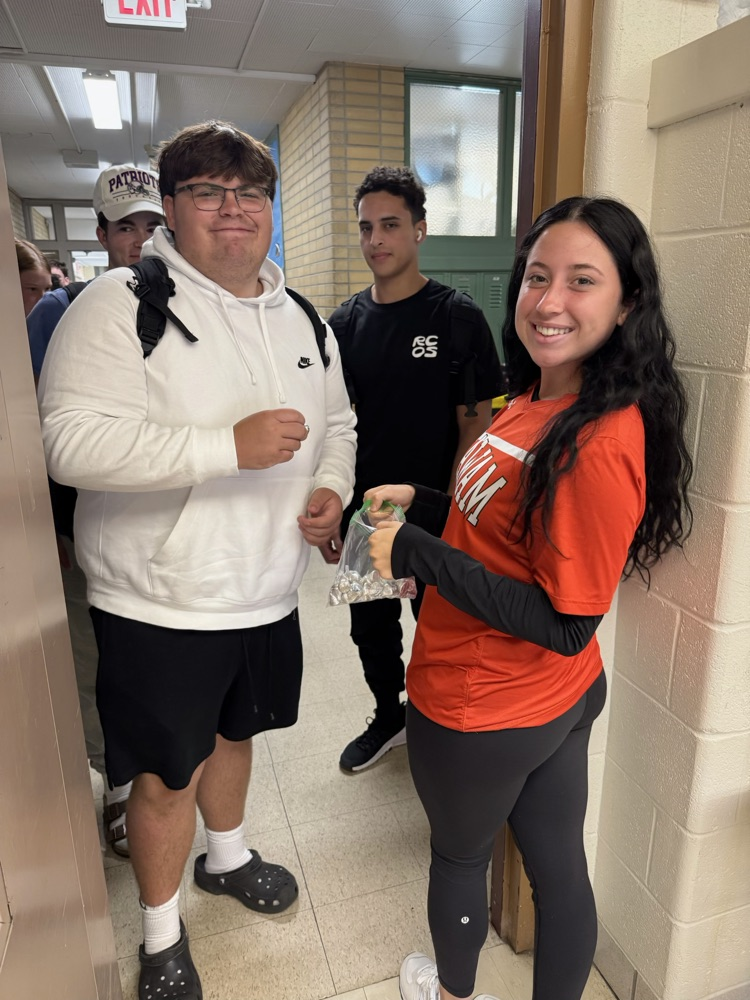 Door greeters in Ms. Schaffer’s class. 