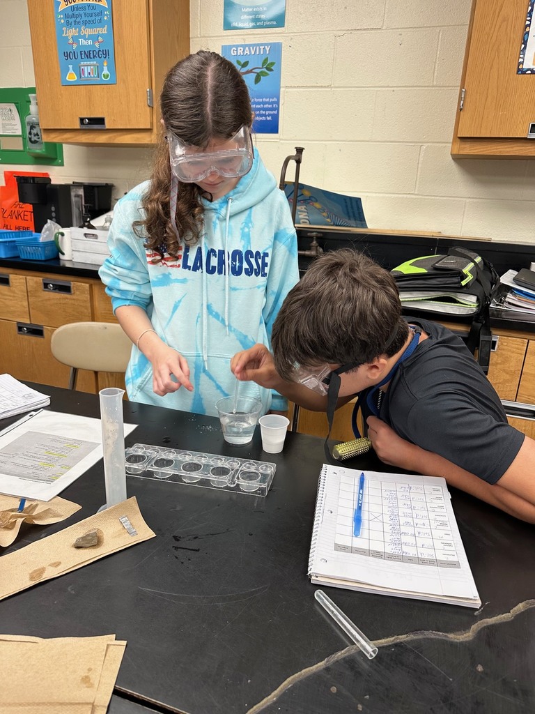 2 students during a science experiment