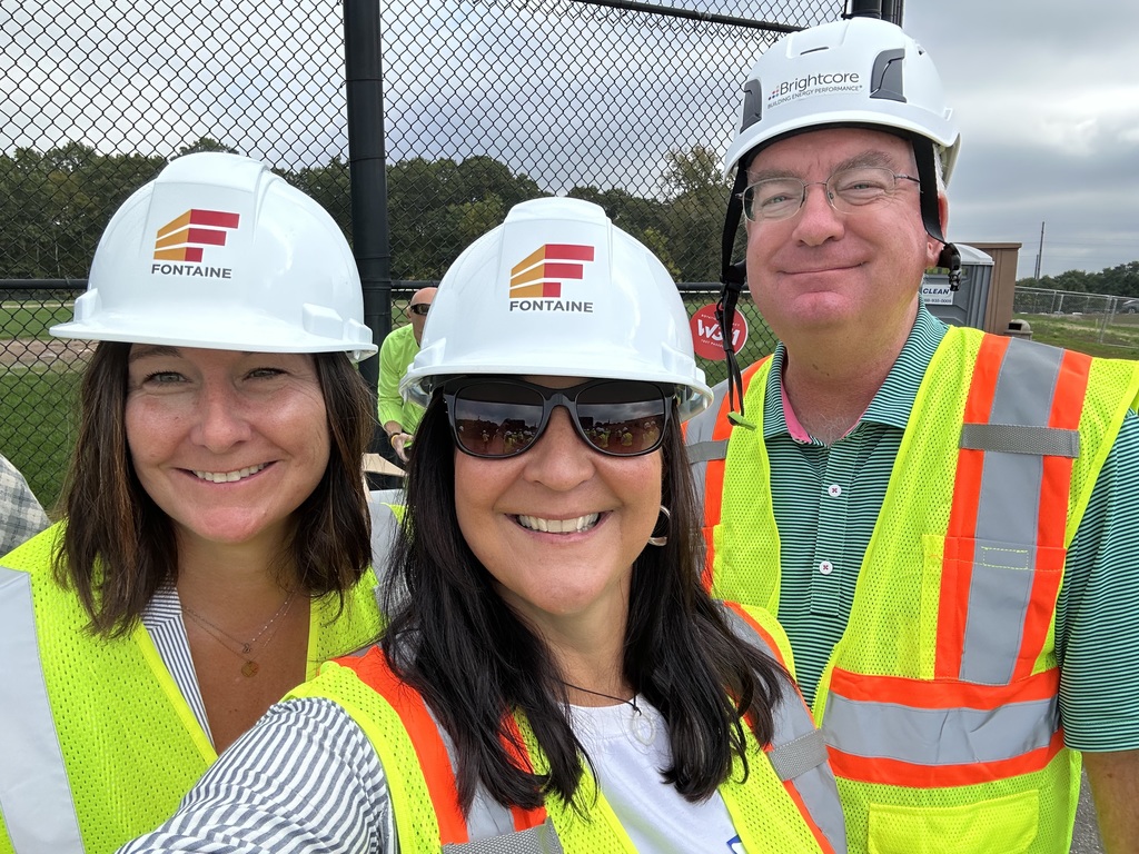 Geothermal heating and cooling tour at the New High School
