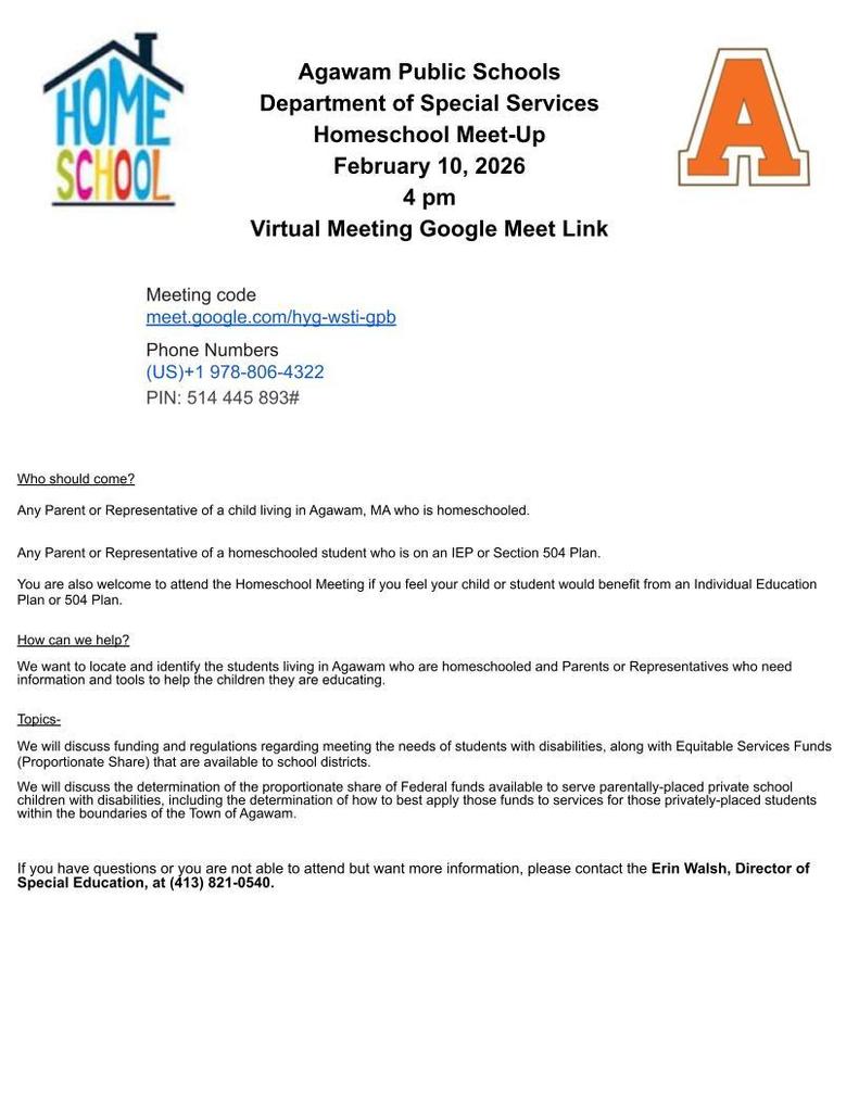 Homeschool Meet-up Flyer