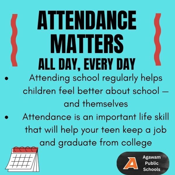 Attendance Matters! All day, every day.