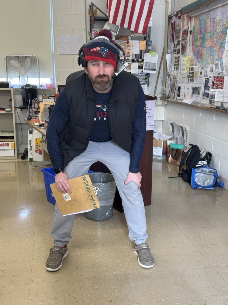 Mr. Pender as Coach Vrabel