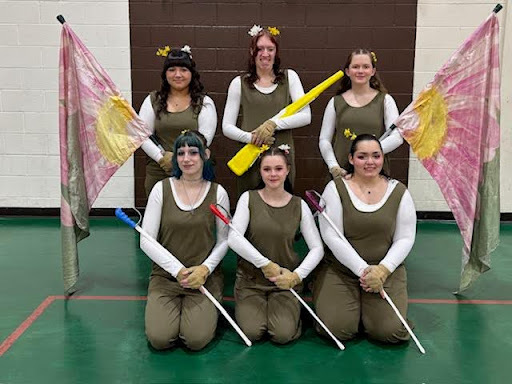 Winter Guard team members
