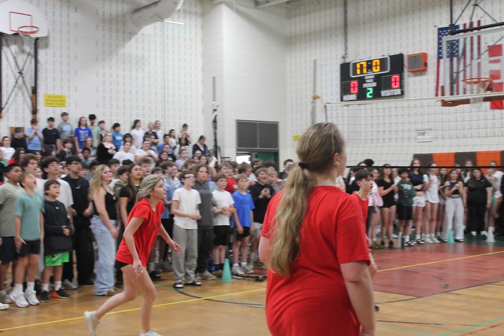 Volley action shot